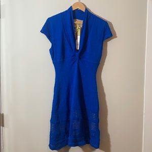 Catherine Malandrino NWT Pointelle Dress L